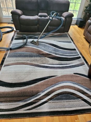 Area rug cleaning in Brooklandville by Scrub Squad