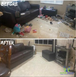 Upholstery cleaning in Linthicum Heights by Scrub Squad